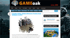 Desktop Screenshot of gameoak.com