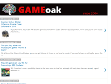 Tablet Screenshot of gameoak.com